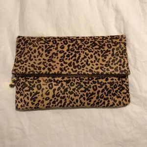 Leopard Print Clutch